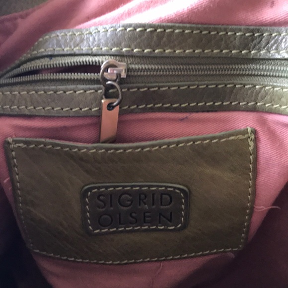 Sigrid Olsen green handbag / purse / bag - Picture 6 of 8